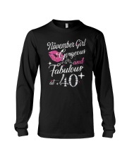 November Girl Gorgeous And Fabulous Long Sleeve Tee thumbnail