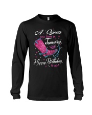 A Queens Was Born In January Long Sleeve Tee thumbnail