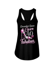December Queen Over 40 Fabulous Ladies Flowy Tank thumbnail
