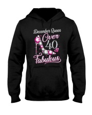 December Queen Over 40 Fabulous Hooded Sweatshirt thumbnail