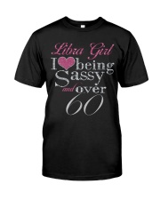 Libra Girl Over 60 Classic T-Shirt front