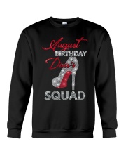 August Birthday Diva's Squad Crewneck Sweatshirt thumbnail