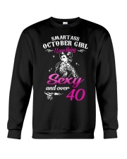October Girl Sexy And Over 30 Crewneck Sweatshirt thumbnail