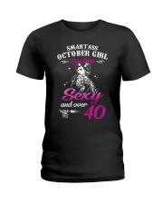 October Girl Sexy And Over 30 Ladies T-Shirt thumbnail