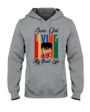 June Girl Living My Best Life Hooded Sweatshirt thumbnail