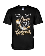 May Girl Gorgeous And Over 50 V-Neck T-Shirt thumbnail