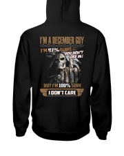 December Guy Hooded Sweatshirt back