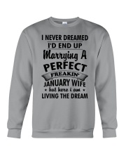 Perfect Freakin January Wife Crewneck Sweatshirt thumbnail