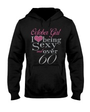 October Girl Over 60 Hooded Sweatshirt thumbnail