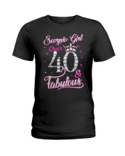 Scorpio Girl Fabulous And Over 40 Ladies T-Shirt thumbnail