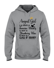 August Girl As A Glass Of Brandy Hooded Sweatshirt thumbnail