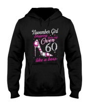November Girl Over 60 Like A Boss Hooded Sweatshirt thumbnail