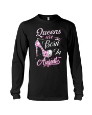 Queens Are Born In August Long Sleeve Tee thumbnail