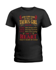 Taurus Girl Ladies T-Shirt front