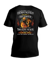 December Old Man V-Neck T-Shirt thumbnail