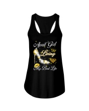 April Girl Living My Best Life Ladies Flowy Tank thumbnail