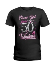 Pisces Girl Fabulous And Over 50 Ladies T-Shirt thumbnail