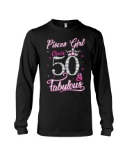 Pisces Girl Fabulous And Over 50 Long Sleeve Tee thumbnail