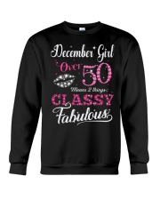 December Girl Over 50 Crewneck Sweatshirt thumbnail