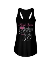 Black Queen Sexy And Over 50 Ladies Flowy Tank thumbnail