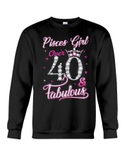 Pisces Girl Fabulous And Over 40 Crewneck Sweatshirt thumbnail