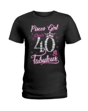 Pisces Girl Fabulous And Over 40 Ladies T-Shirt thumbnail