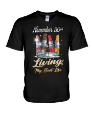 November 30th V-Neck T-Shirt thumbnail