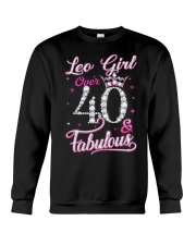 Leo Girl Fabulous And Over 40 Crewneck Sweatshirt thumbnail