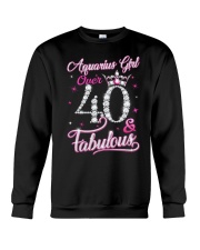 Aquarius Girl Fabulous And Over 40 Crewneck Sweatshirt thumbnail