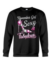 November Girl Sexy And Fabulous Crewneck Sweatshirt thumbnail