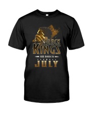 Black Kings Are Born In July Classic T-Shirt front