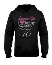 December Girl Over 40 Hooded Sweatshirt thumbnail
