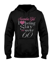 November Girl Over 60 Hooded Sweatshirt thumbnail