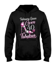 February Queen Over 40 Fabulous Hooded Sweatshirt thumbnail