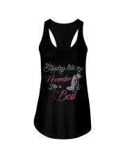 November Girl Like A Boss Ladies Flowy Tank thumbnail