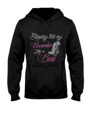 November Girl Like A Boss Hooded Sweatshirt thumbnail