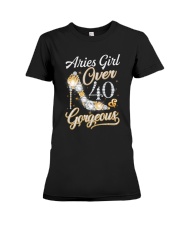 Aries Girl Gorgeous And Over 40 Premium Fit Ladies Tee thumbnail