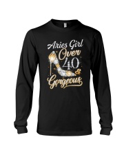 Aries Girl Gorgeous And Over 40 Long Sleeve Tee thumbnail
