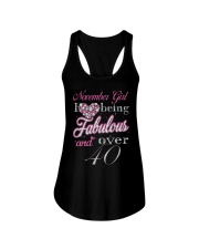 November Girl Fabulous And Over 40 Ladies Flowy Tank thumbnail