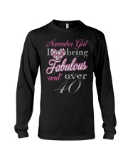 November Girl Fabulous And Over 40 Long Sleeve Tee thumbnail