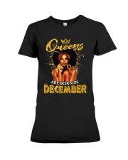 Queens Are Born In December Premium Fit Ladies Tee thumbnail