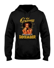 Queens Are Born In December Hooded Sweatshirt thumbnail