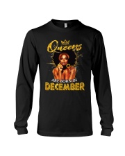 Queens Are Born In December Long Sleeve Tee thumbnail