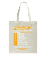 November girl Tote Bag thumbnail