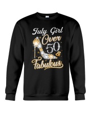 July Girl Fabulous And Over 50 Crewneck Sweatshirt thumbnail