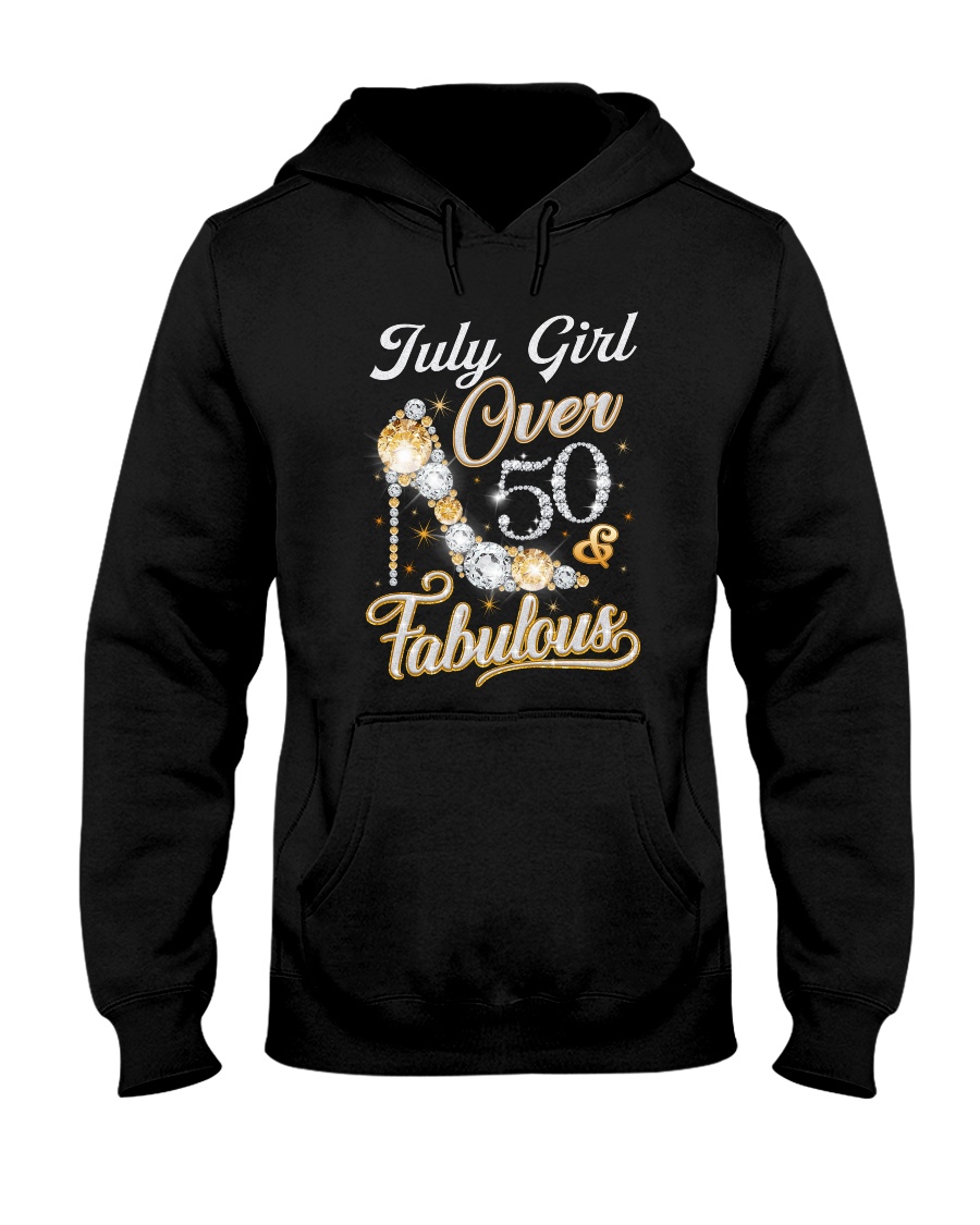July Girl Fabulous And Over 50 Hooded Sweatshirt