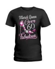 March Queen Fabulous And Over 60 Ladies T-Shirt thumbnail