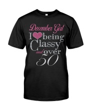 December Girl Classic T-Shirt front