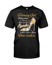 February Girl Classic T-Shirt front