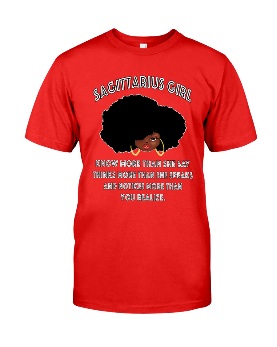 Black Girl Sagittarius Classic T-Shirt